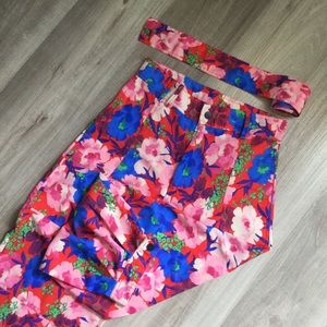 Wide Pants Floral Size  M BEAUTIFULL casual